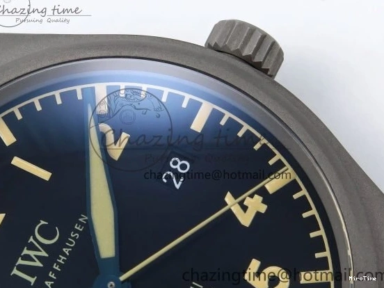 MIROTIME 0515 Pilot Mark XVIII Titanium BLSF 1:1 Best Edition Black Dial on Brown Leather Strap MIYOTA Popular 7020